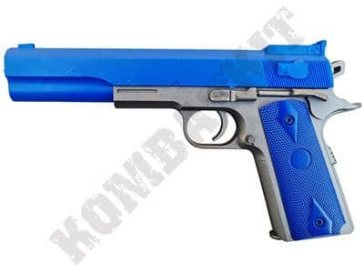 2125 BB Gun 1911 Long Replica Spring Airsoft Pistol Grey 2 Tone