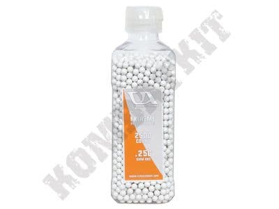2500 x 6mm x 25g White Polished Airsoft BB Gun Pellets in Bottle Classic Army Extreme Precision