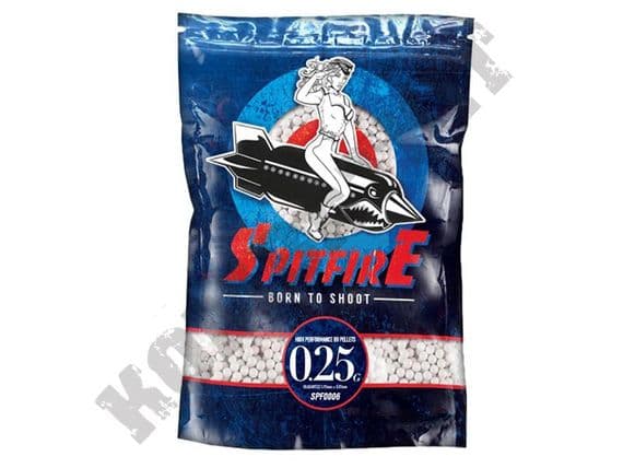 BB Pellets 4000 x 25g White | Spitfire Airsoft Ammo | Kombatkit