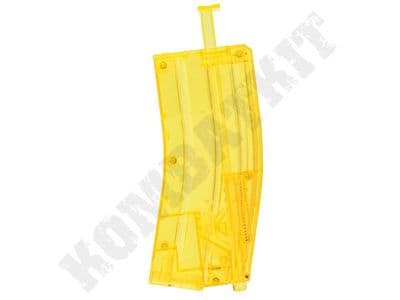470 Round Airsoft BB Gun AEG 6mm Pellet Ammo Hi Cap Magazine Speed Loader Clear Yellow