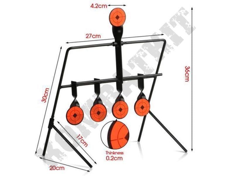 5 Target Metal Self Resetting Set | Air & BB Gun Targets & Shooting ...
