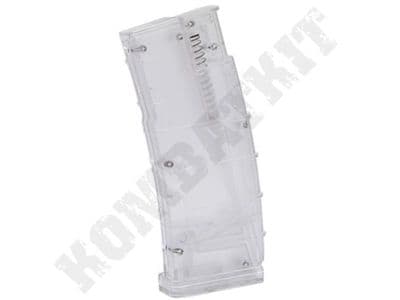 500 Round Airsoft BB Gun AEG 6mm Pellet Ammo Hi Cap Magazine Speed Loader Clear