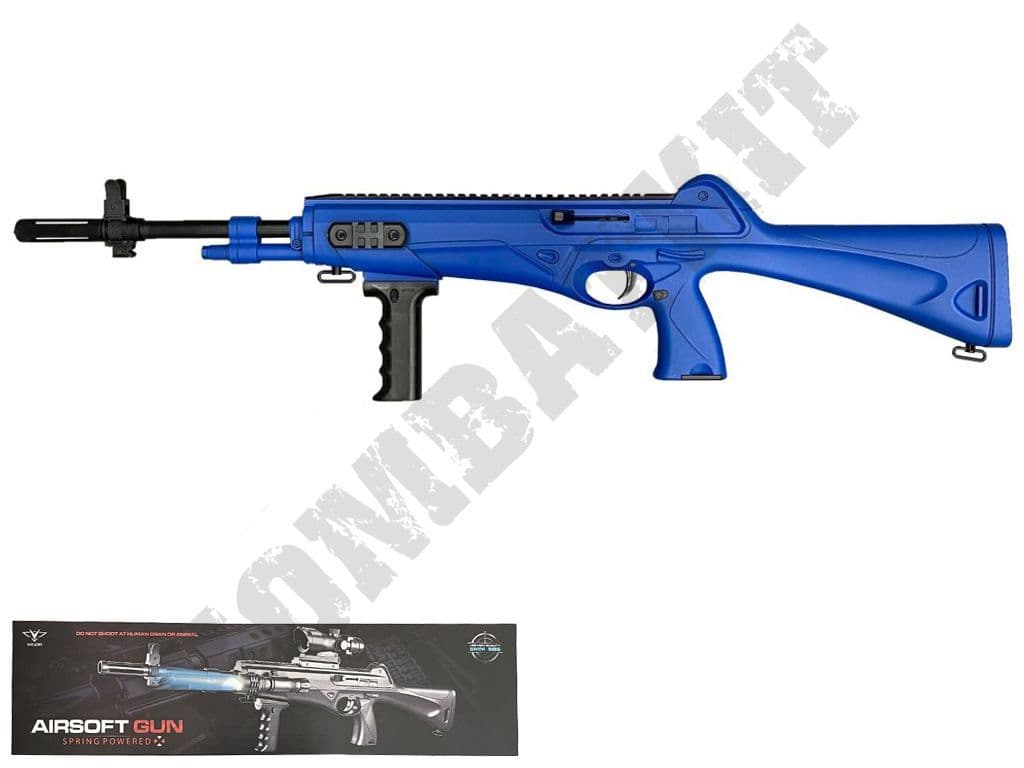 8910 BB Gun Cx4 Spring Airsoft Rifle Black 2 Tone | Kombatkit