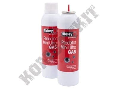 Abbey Predator Mini Ultra Gas 270ml Refill for Gas Powered Airsoft BB Guns
