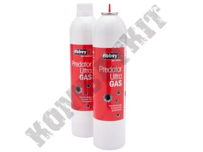 Abbey Predator Ultra Gas 700ml Refill for Gas Powered Airsoft BB Guns