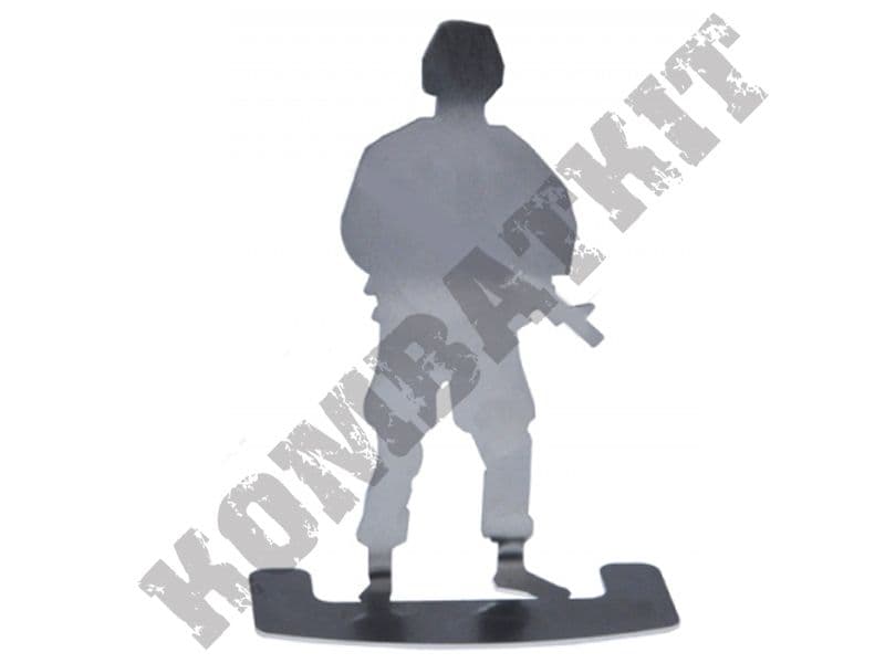 KOMBATKIT Aluminium Knock Down Target Soldier for Airsoft BB Guns and