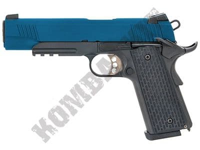 Army R28 Airsoft Pistol Kimber 1911 Replica Gas Blowback BB Gun Black 2 Tone Metal