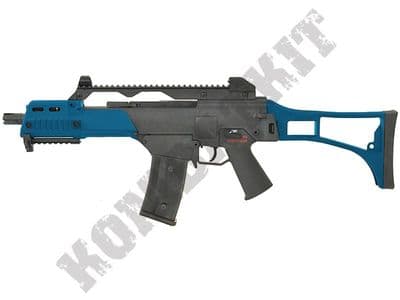 Army R36 H&K Replica G36 Airsoft Rifle Gas Blowback BB Machine Gun Black 2 Tone