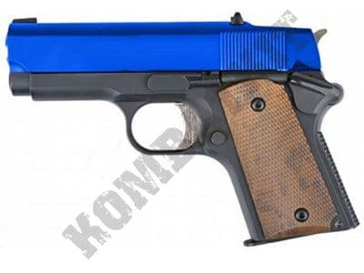 Army R45A1 1911 Compact Replica Airsoft Pistol Gas Blowback BB Gun Black 2 Tone Metal