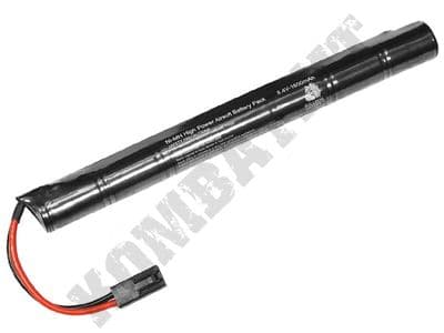 Bulldog Airsoft 8.4V Nimh 1600mAH Stick Battery Pack AK Type with Small Tamiya