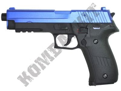 CM122 Electric Airsoft Pistol Sig Sauer P226 Replica AEP BB Gun Black 2 Tone