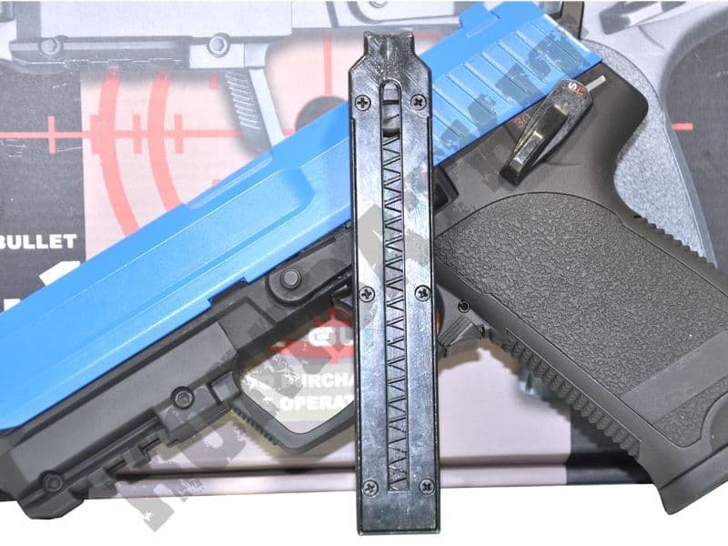 CM125 Airsoft Pistol USP Electric BB Gun 2 Tone Kombatkit