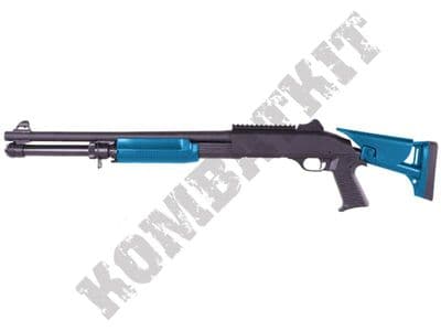 CM373 BB Gun M1014 Replica Tri Shot Spring Airsoft Shotgun Black & 2 Tone