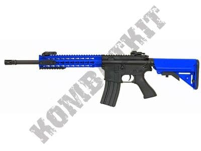 CM515 Airsoft Assault Rifle M4A1 Long RIS AEG Electric BB Gun Black 2 Tone