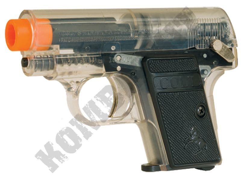 エアーソフトガン シリーズ スケルトン colt 25-T BB弾付き エアガン Cybergun Colt Licensed 1908 Vest Pocket Hammerless .25 ACP Full