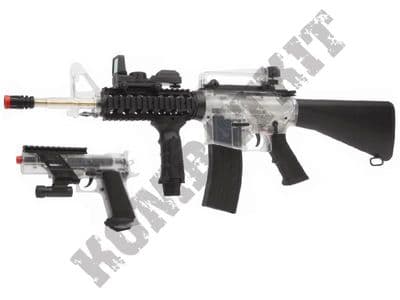 Colt On Duty M4A1 Electric Airsoft Machine Gun and Colt Pistol