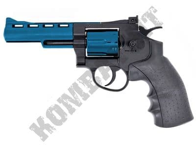 CS04 Magnum Revolver Replica Co2 Airsoft BB Gun Black 2 Tone Metal 4