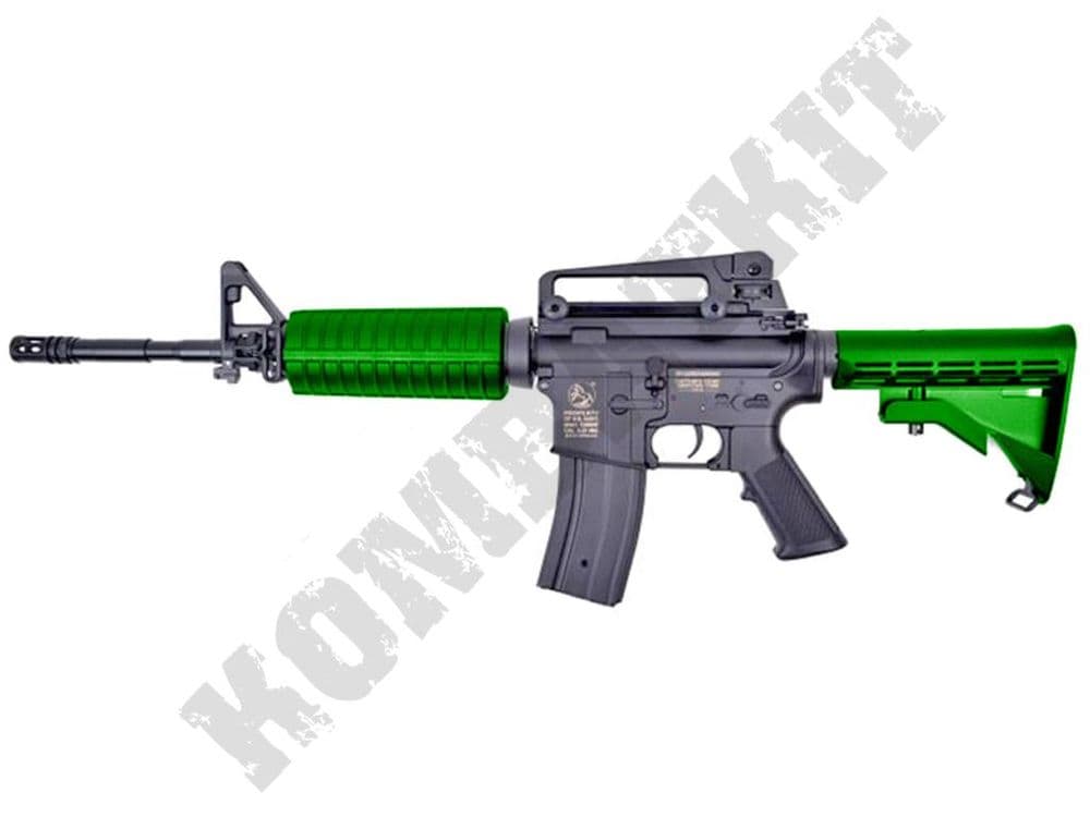 FB6604 M4A1 Long Electric Airsoft Rifle Black 2 tone | Kombatkit