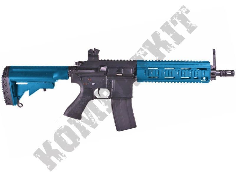 FB6621 BB Gun HK416 Replica Electric Airsoft Rifle 2 Tone Blue Black