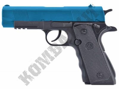 FS1203 BB Gun Colt 45 1911 Replica Airsoft CO2 Pistol Black 2 Tone Metal