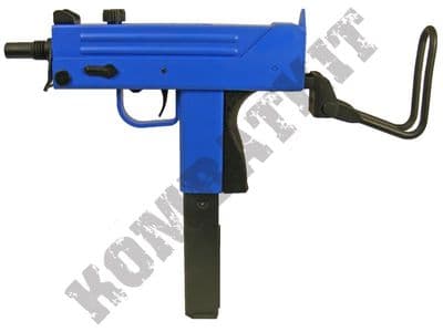 G11 Metal Gas Blowback Airsoft Machine Gun Black and Blue