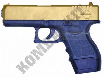 G16 BB Gun 18 Style Spring Airsoft Pistol Black Gold 2 Tone Metal