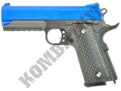 G25 BB Gun Tactical 1911 Kimber Replica Spring Airsoft Pistol Black 2 Tone Metal