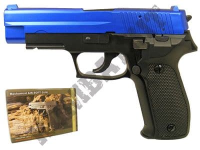 GG106 BB Gun Sig Sauer P226 Replica Gas Airsoft Pistol Black 2 Tone