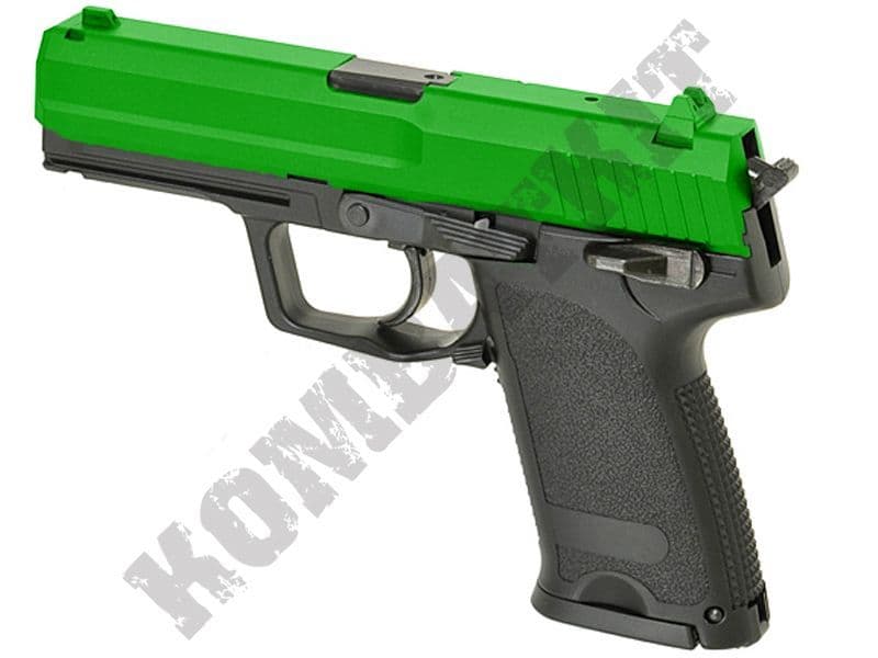 GGH0303 BB Gun H&K USP Replica Airsoft Gas Pistol 2 Tone Blue