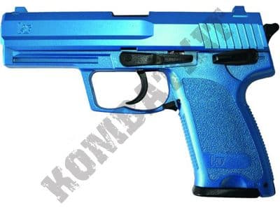 HA112 BB Gun H&K P8 Replica Spring Airsoft Pistol Blue 2 Tone