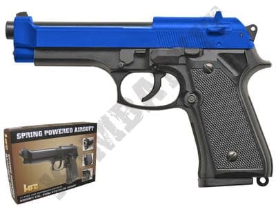 HA118 BB Gun Beretta M9 Replica Spring Airsoft Pistol Black 2 Tone