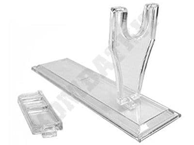 HFC Clear Acrylic Gun Display Stand for Air Pistols Airsoft BB Handguns & Replicas RIFs