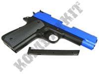 HG123 Airsoft Pistol 1911 Gas BB Gun Black 2 Tone | Kombatkit