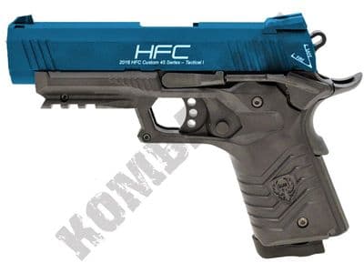 HG171 Tactical 1911 Pistol Replica Full Metal Co2 Blowback Airsoft BB Gun 2 Tone Blue Black