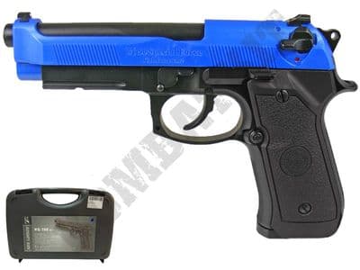 HG190 Airsoft Pistol Beretta M92 Replica Gas Blowback BB Gun Black 2 Tone