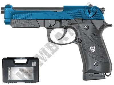 HG192B Airsoft Pistol Beretta M92 Replica CO2 Blowback BB Gun Black 2 Tone Metal