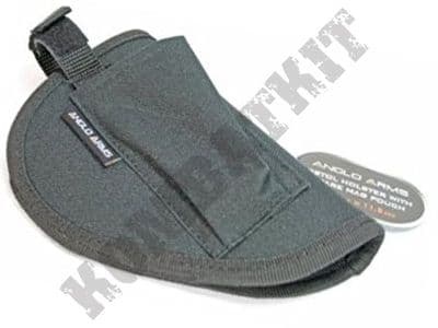 Hip Holster Airsoft BB Guns Pistols Tactical Black Nylon with Mag Pouch