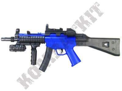 HY015B BB Gun H&K MP5 Replica Spring Airsoft Rifle Blue 2 Tone