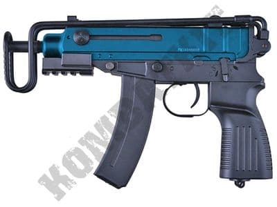 JG0451 V61 Skorpion SMG Replica Electric Airsoft BB Sub Machine Gun Black 2 Tone