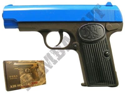 K17D Metal Airsoft BB Gun Black and Blue
