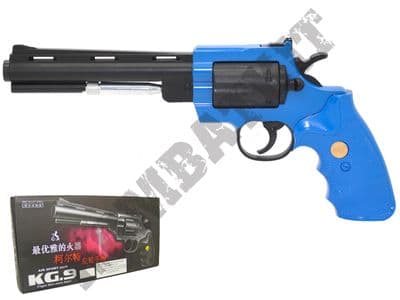 KG9 Metal Airsoft BB Gun Black and Blue