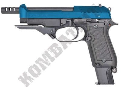 KWA NS2 M93R Airsoft Pistol Beretta R Replica Gas Blowback BB Gun Black & 2 Tone Metal