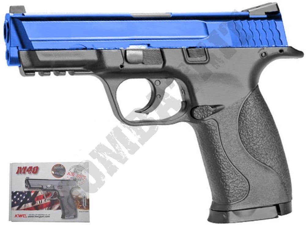 KWC M&P 40 Co2 Airsoft Pistol Black 2 Tone Gun Kombatkit