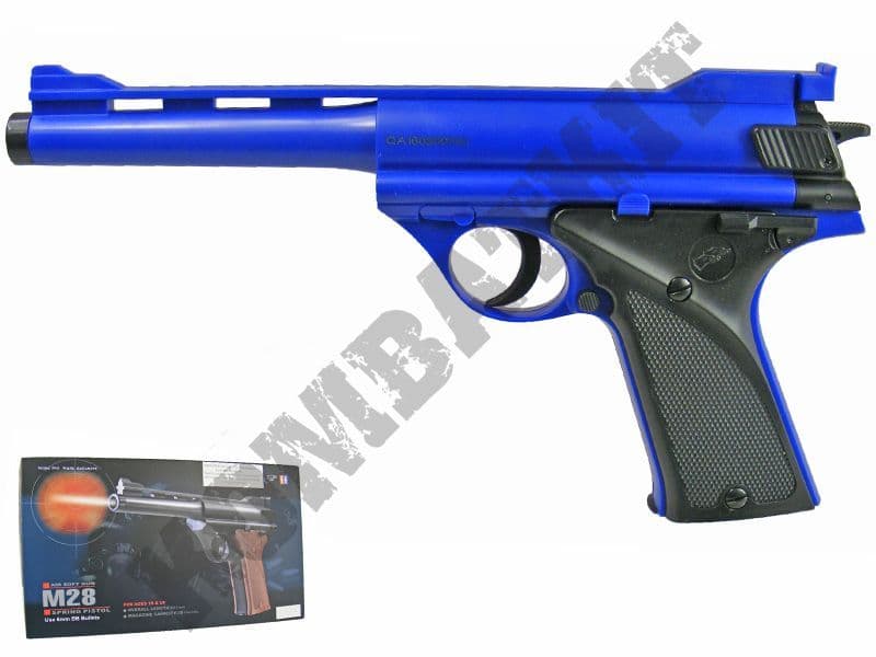 KOMBATKIT Airsoft gun BB guns uk legal two tone 6mm Pellet Handgun Pistol