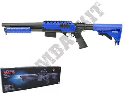M47D1 BB Gun Mossberg M500 Tactical Replica Spring Airsoft Shotgun Black 2 Tone