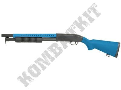 M58A BB Gun M500 Replica Pump Action Spring Airsoft Shotgun Black 2 Tone