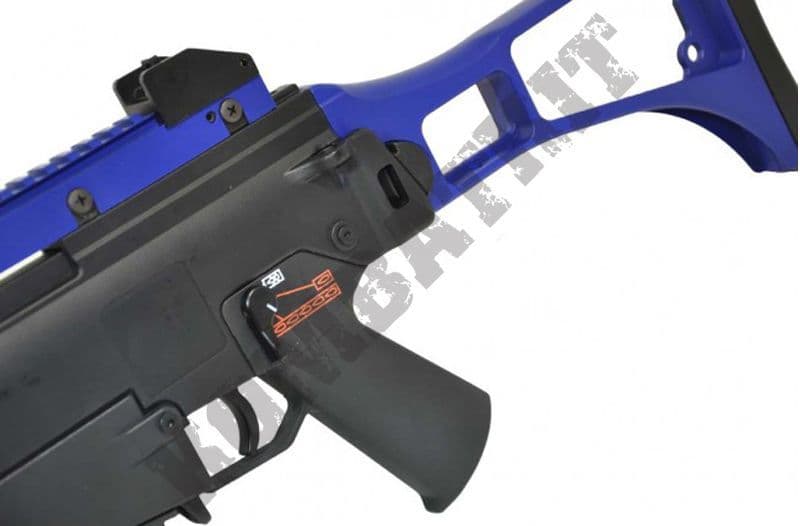 M809 BB Gun G36 Replica Electric Airsoft Rifle Two Tone Blue AEG
