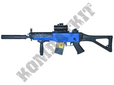 M82 BB Gun Sig SG 552 Replica Electric Airsoft Assault Rifle Black 2 Tone