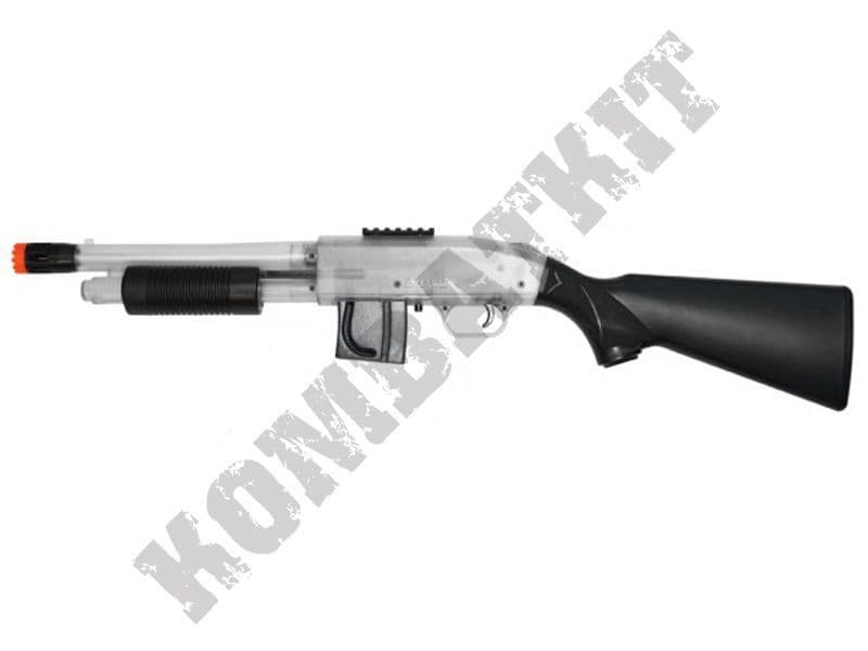 Mossberg 590 BB Gun Official Airsoft Pump Action Shotgun Clear 2 Tone