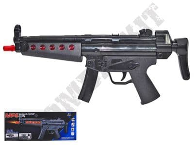 MP5 Replica Toy Sub Machine Gun with Lights, Vibration & Sounds Battery Operated 939-39